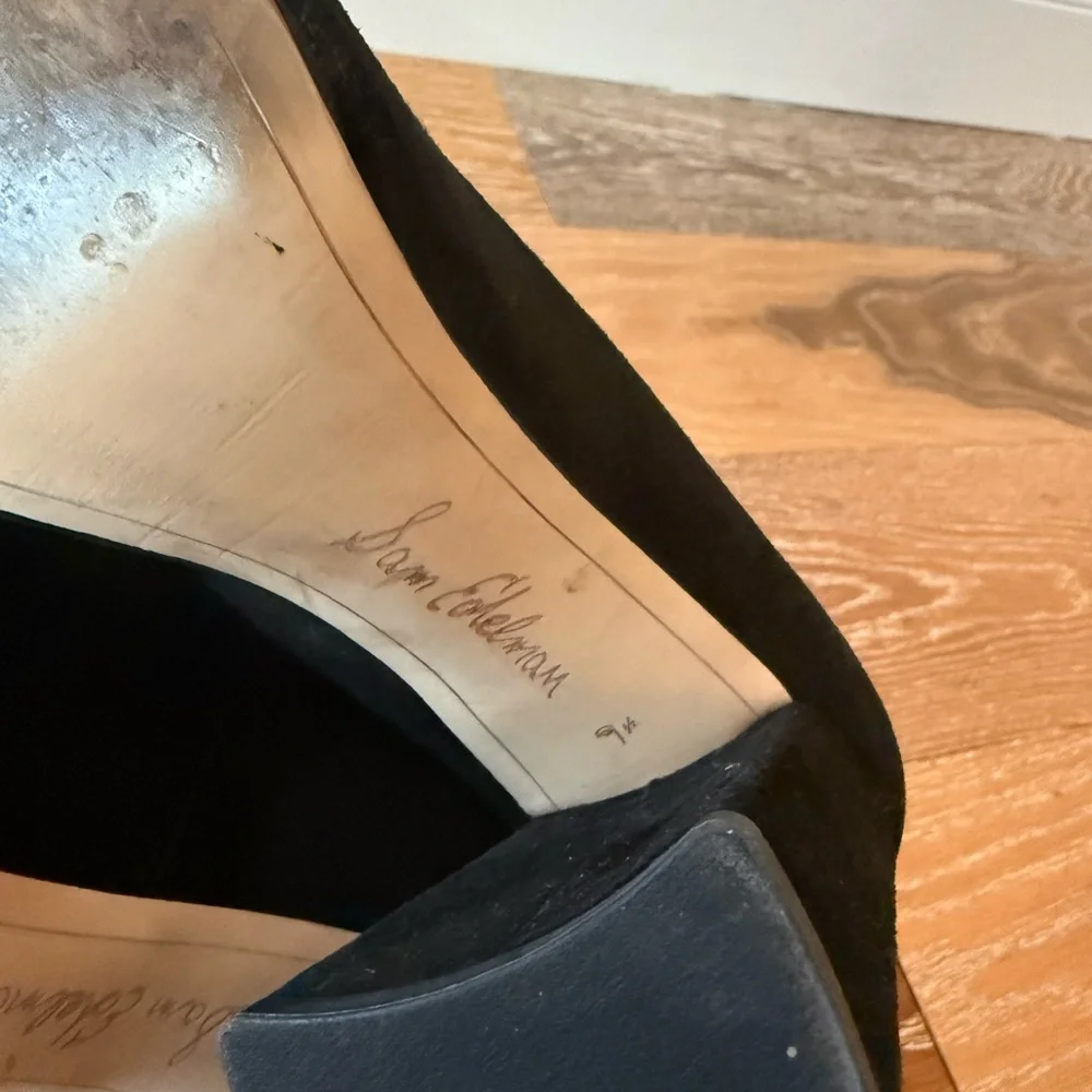 Sam Edelman Halton black suede block heel - Picture 4 of 11